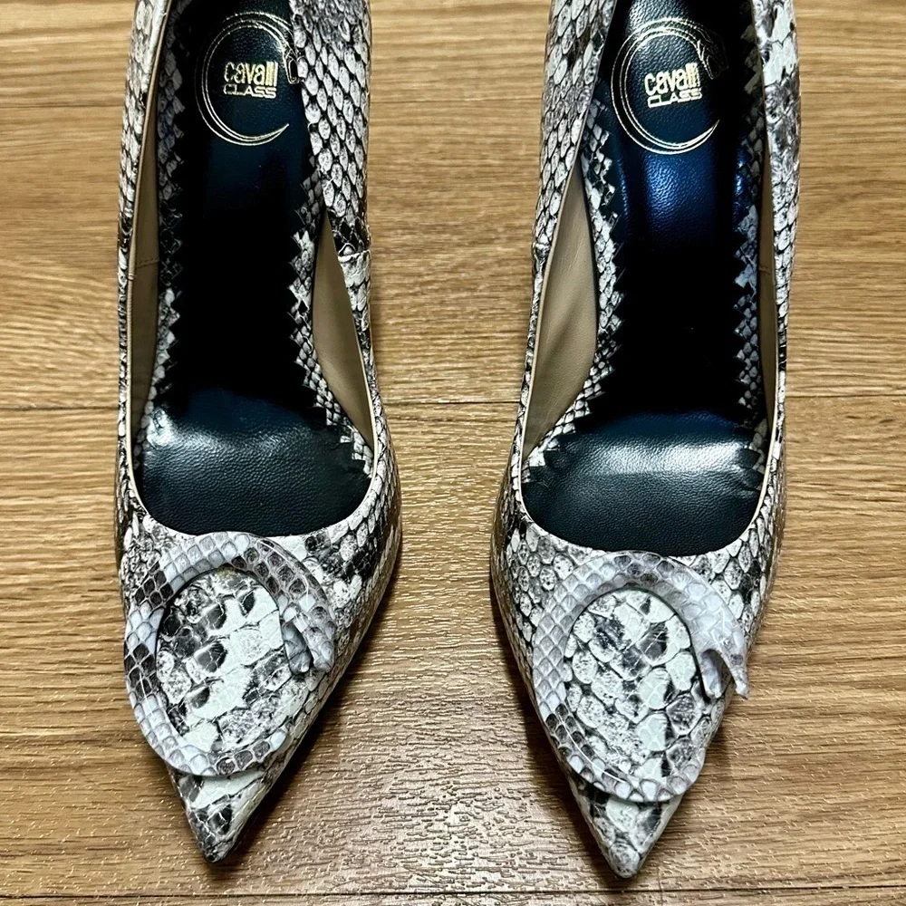 CAVALLI CLASS Snakeskin Heels